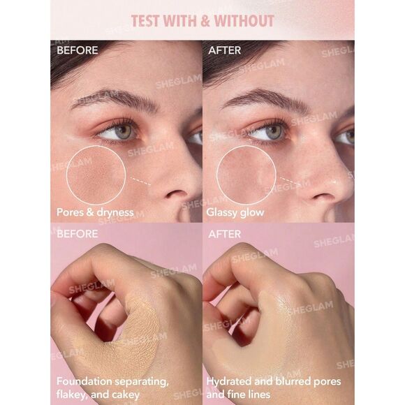 Love Dive At First Sight Pink Moisturizing Primer - Hydrating Vegan Formula - Picture 6 of 6